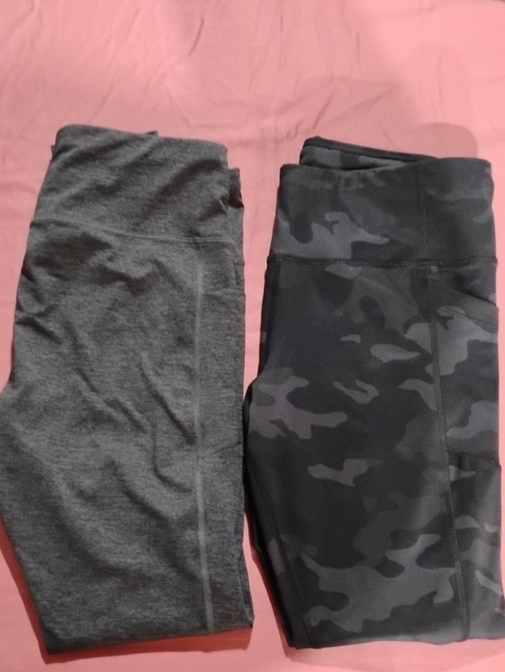 Avia High-Waist Active Leggings - Gray (Full Length) & Black Camo (7/8 Length)